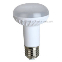 Nouveau 8W / 640lm E26 / E27 matière plastique + aluminium corps R63 LED ampoules